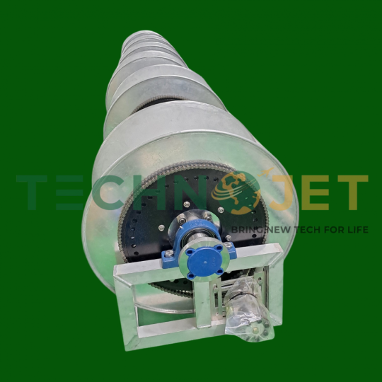Ru lô cuốn ống nhiên liệu, xăng dầu bằng nhôm TECHNOJET, Model: TZ-HR2A60 (Aluminum Hose reel)