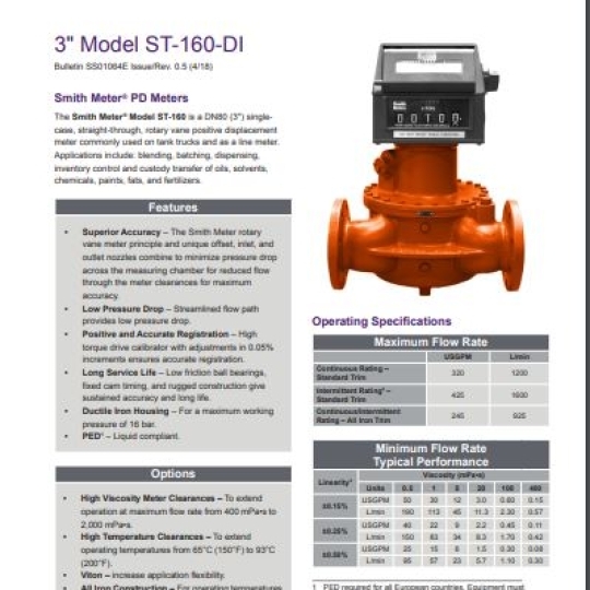 ST-160 PD METER (3") - TechnipFMC