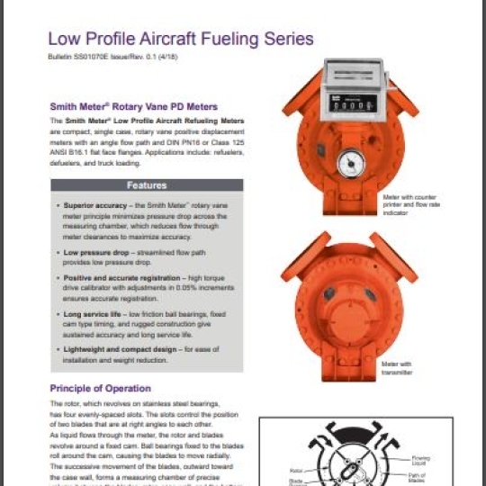 LOW PROFILE AIRCRAFT FUELING METERS (3" TO 6") - TechnipFMC