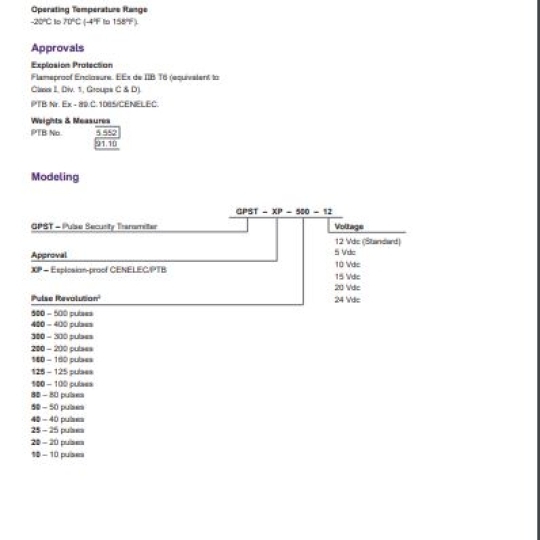 GPST TRANSMITTER - TechnipFMC
