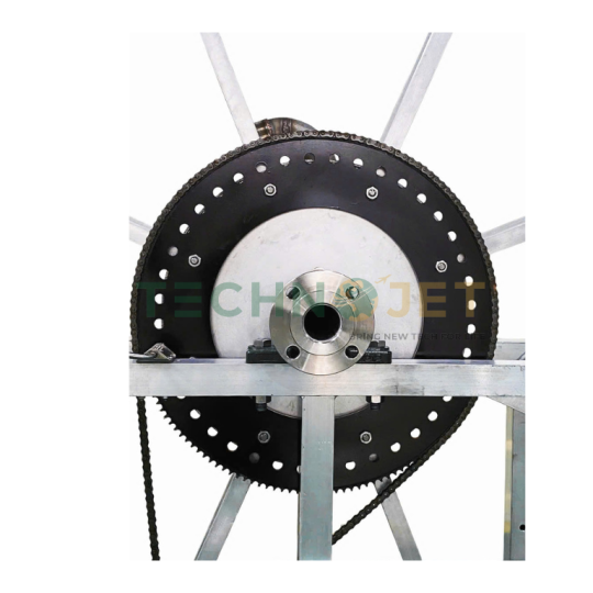 Rulo (Ru lô) cuốn ống xăng dầu 2 inch, đơn cấp bằng Nhôm TechnoJet, Model: HRS02A6001