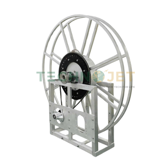 Rulo (Ru lô) cuốn ống xăng dầu 2 inch, đơn cấp bằng Nhôm TechnoJet, Model: HRS02A6001