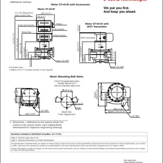 ST-40 PD METER (2") - TechnipFMC