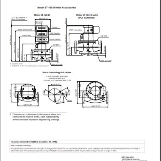 ST-160 PD METER (3") - TechnipFMC