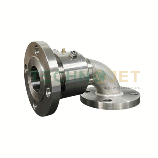 Khớp xoay xăng dầu 2 inch elbow 90 độ TechnoJet (Tương thích với nhiên liệu bay Jet-A1), Model: TZ-SV2SS150E