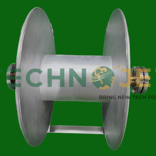 Ru lô cuốn ống nhiên liệu, xăng dầu bằng nhôm TECHNOJET, Model: TZ-HR2A60 (Aluminum Hose reel)