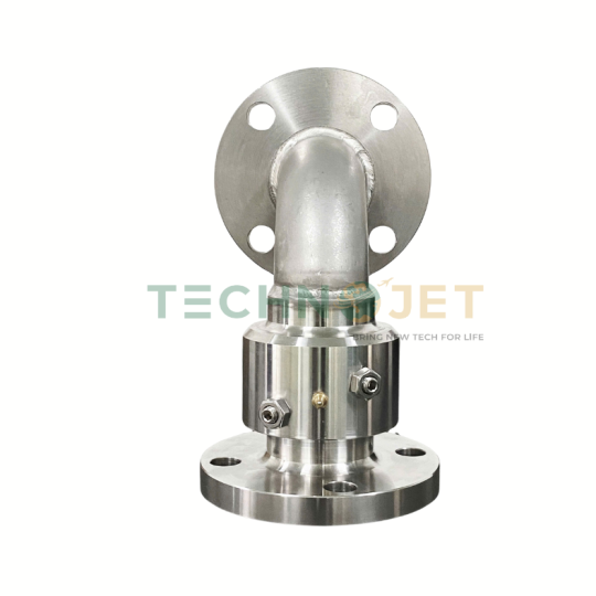 Khớp xoay xăng dầu 2 inch elbow 90 độ TechnoJet (Tương thích với nhiên liệu bay Jet-A1), Model: TZ-SV2SS150E