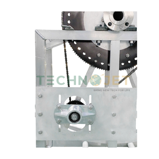 Rulo (Ru lô) cuốn ống xăng dầu 2 inch, đơn cấp bằng Nhôm TechnoJet, Model: HRS02A6001
