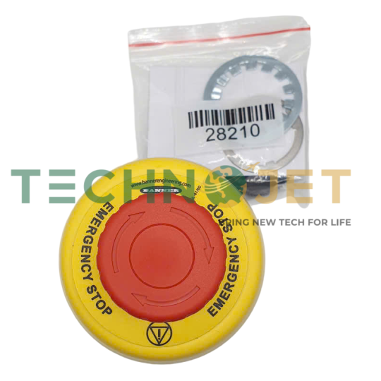 Công tắc dừng khẩn cấp động cơ BANNER, P/N: SSA-EB1PLYR-02ECQ5A