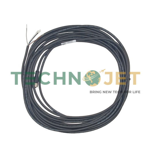 Cáp nối đơn 10m đầu âm 5 chân BANNER, P/N: BC-M12F5-22-10