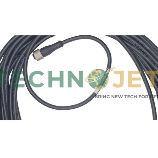 Cáp nối đơn 10m đầu âm 5 chân BANNER, P/N: BC-M12F5-22-10