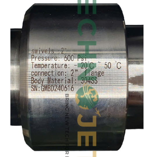 Khớp xoay xăng dầu Inox 2 inch TECHNOJET, Model: TZ-SV2SS150S