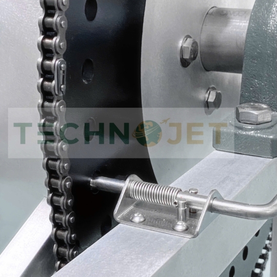 Rulo (Ru lô) cuốn ống xăng dầu 2 inch, đơn cấp bằng Nhôm TechnoJet, Model: HRS02A6001