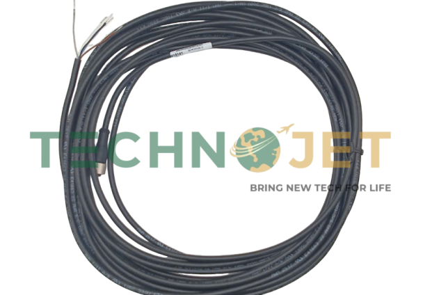 Cáp nối đơn 10m đầu âm 5 chân BANNER, P/N: BC-M12F5-22-10